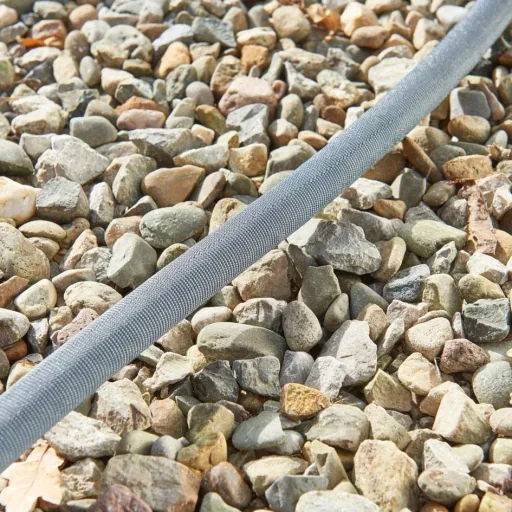 Gartenschlauch / Tuffhoze - 12,5m - Grau - knickfrei - UV-beständig - 8112 1242