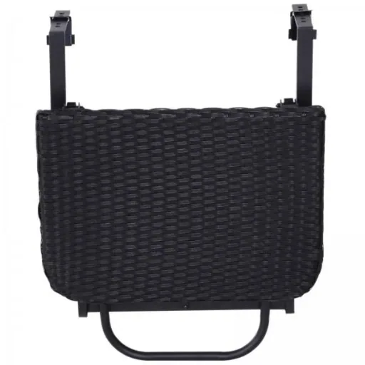 Polyrattan Balkonhängetisch 58x55cm Balkontisch Klapptisch