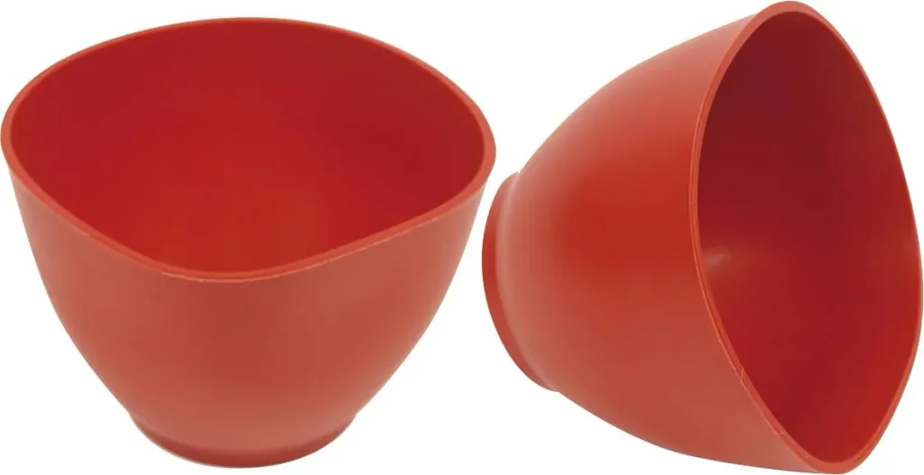 Gips-Anrührbecher, rot