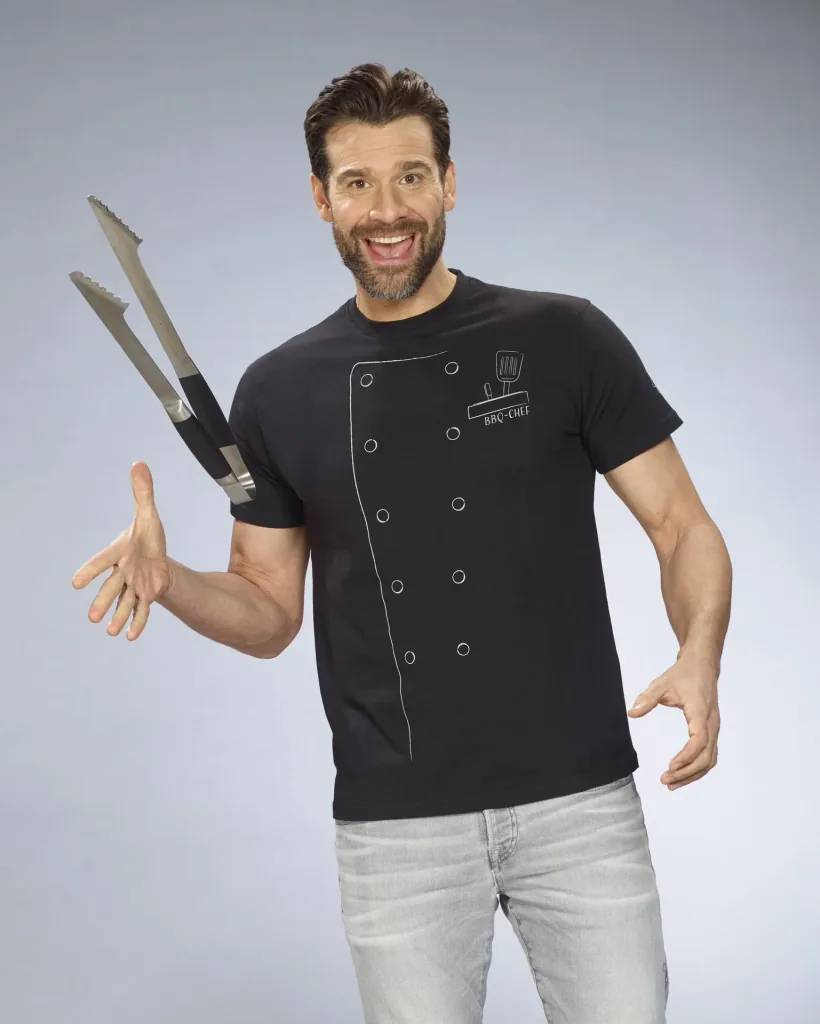 T-Shirt Grillmeister, Farbe schwarz, Gr.M