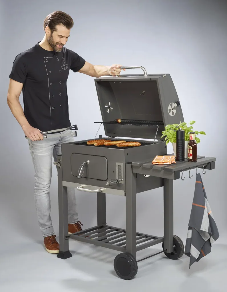 T-Shirt Grillmeister, Farbe schwarz, Gr.M