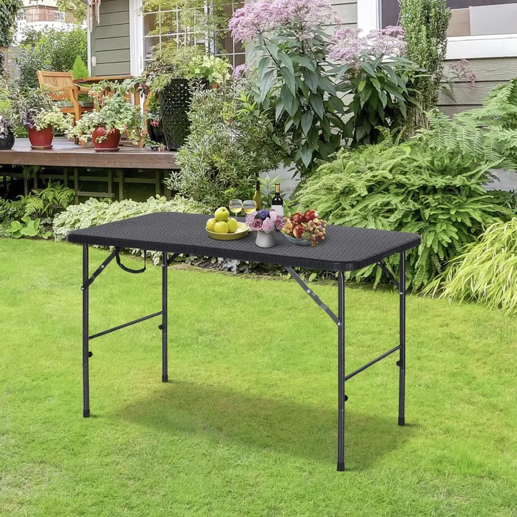 Campingtisch schwarz