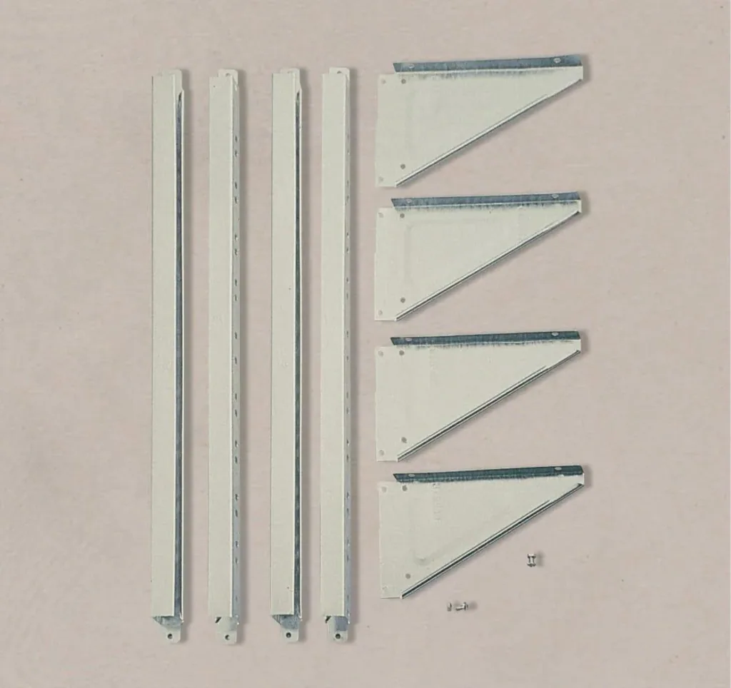 Regalset ohne Böden für Gerätehäuser SS404
