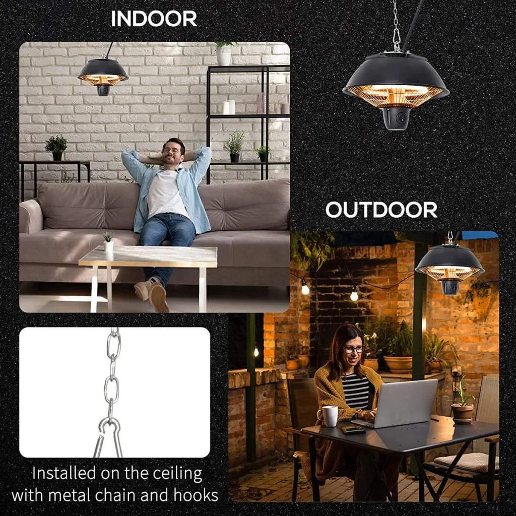 Terrassenheizung - Heizung - hängend - 600W