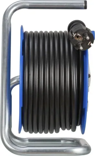Kabeltrommel 3-fach mit USB für den Innenbereich, 15m