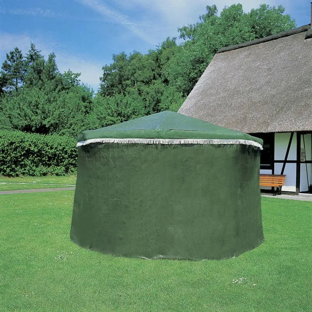Wetterschutzumhang für Pavillon "Rosenheim", grün