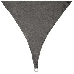 WASSERDURCHLÄSSIGES SONNENSEGEL - VIERECK - 5 x 5 m - DUNKELGRAU