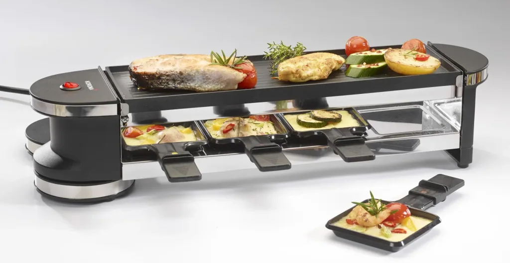 Raclette-Grill 360° drehbar