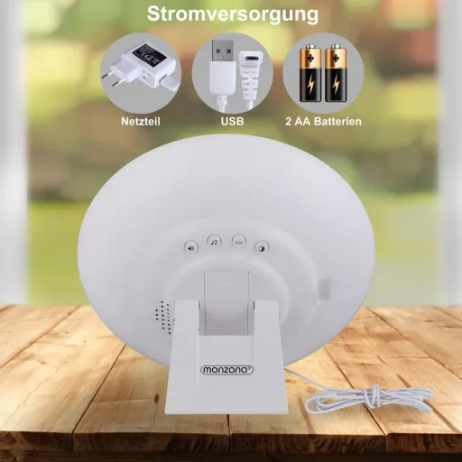LED-Lichtuhr Sonnenaufgang