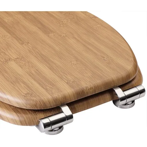 MDF-Toilettensitz Bambus mit Absenkautomatik