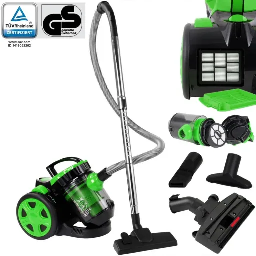 Staubsauger 900W Grün - Ökostrom-Ausgabe