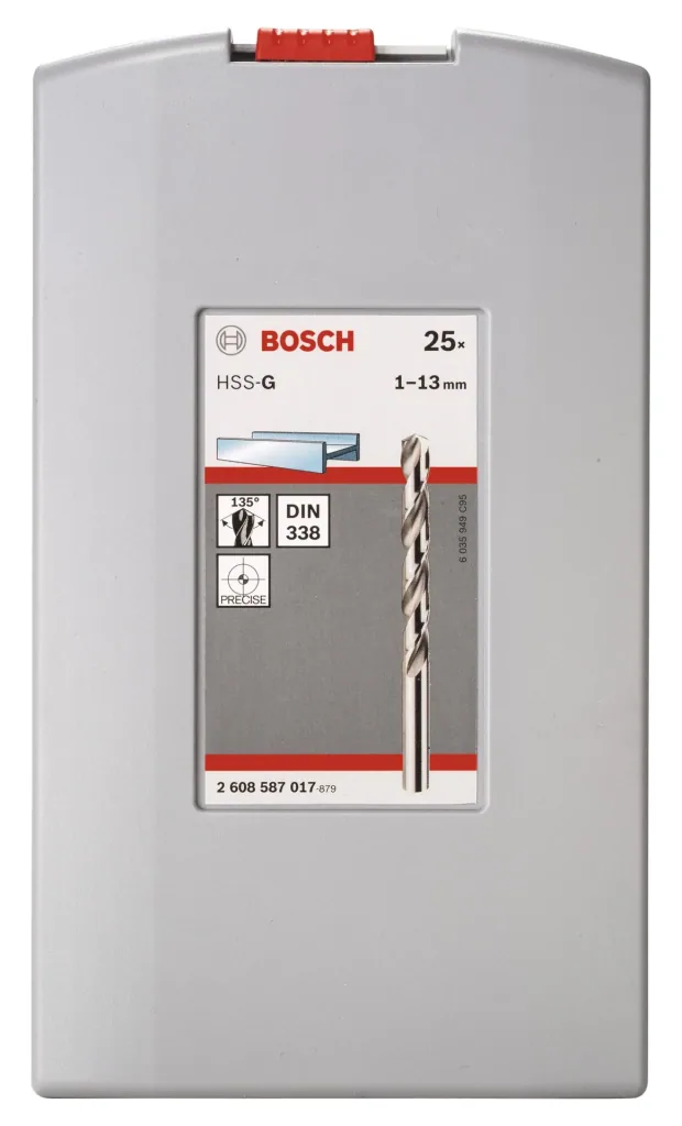HSS-Spiralbohrer 135° Pro-Box 1,0 - 13,0 mm, 25-teilig