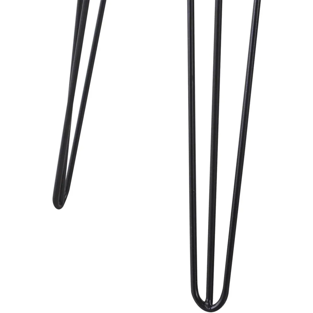Schreibtisch PC-Tisch Bürotisch Arbeitstisch Computertisch mit Zickzackmuster Natur 100 x 34,5 x 74,5 cm