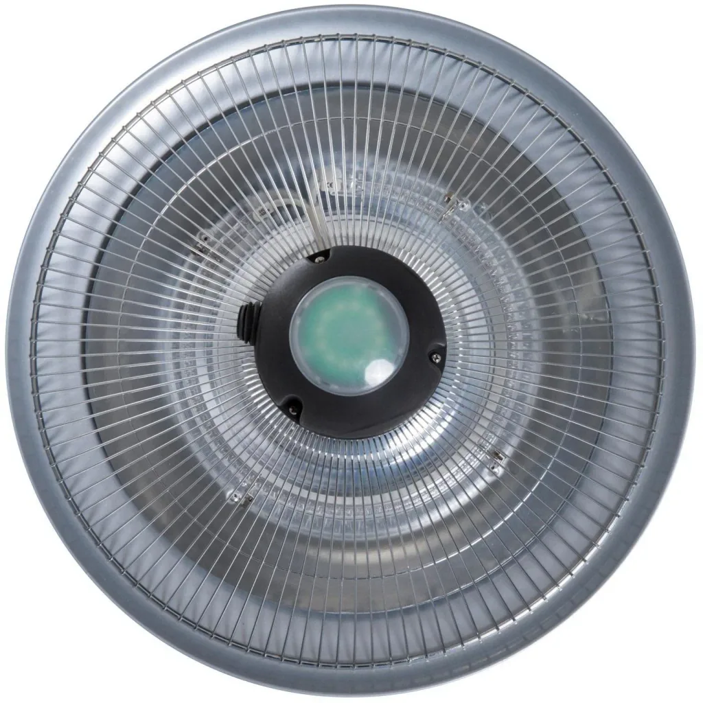 Heizstrahler 1500W mit LED inkl, Fernbedienung Alu Silber