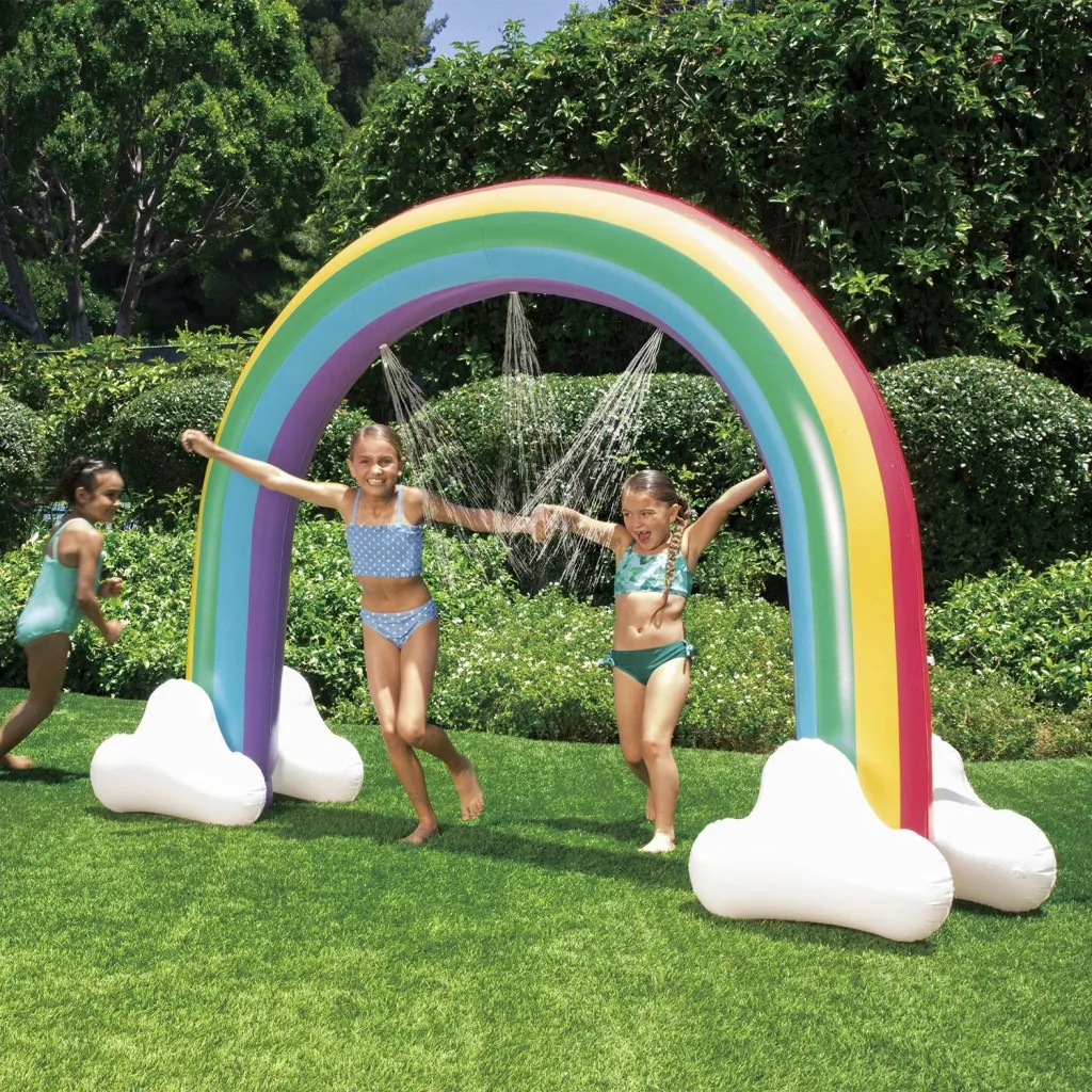 Sprinkler Regenbogen 79x251x190 cm Bunt