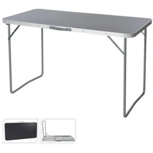 Soellaart Rechteckiger Campingtisch - Grau - 120X60x70cm