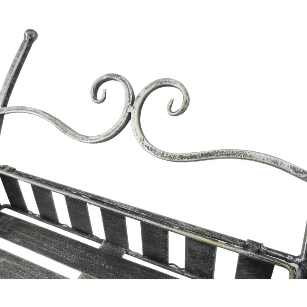 Pflanzregal Pflanzenständer Blumenregal Pflanzenkasten 3 x Ebene Metall Silbergrau 53 x 39 x 79 cm