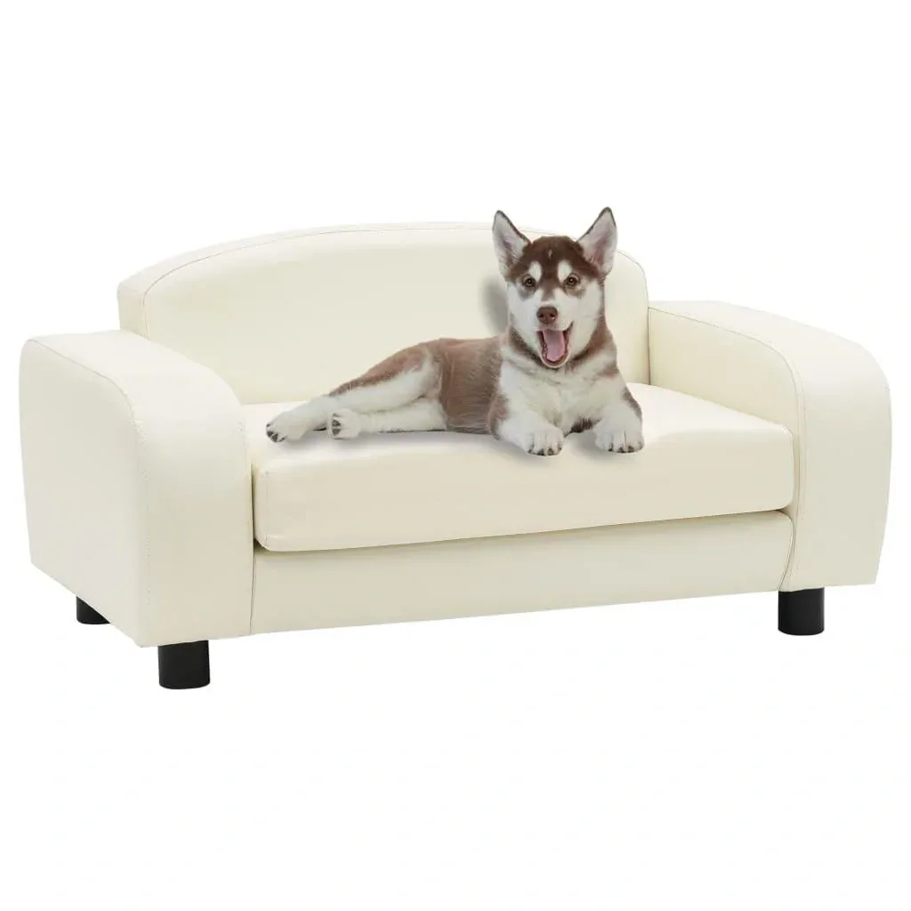 Hundebank 80x50x40 cm Leder c