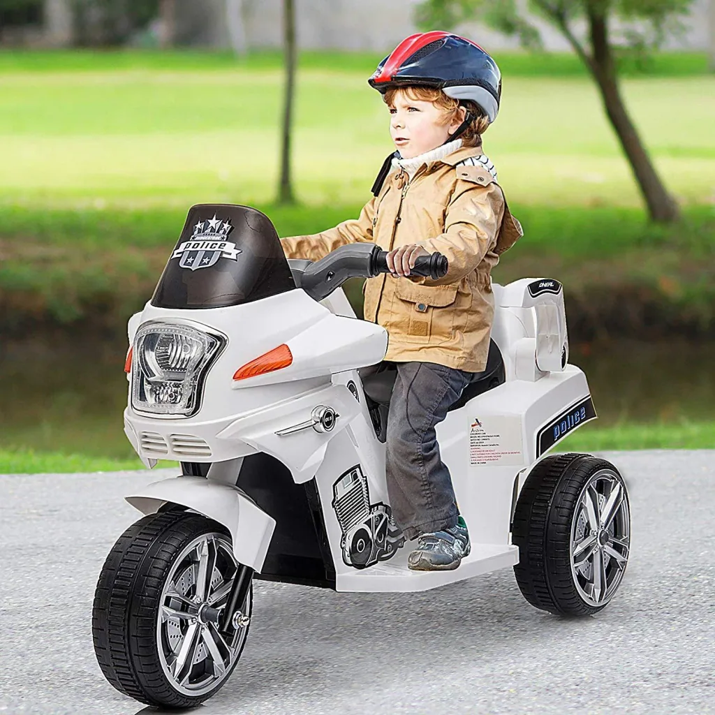 Kindermotorrad Police