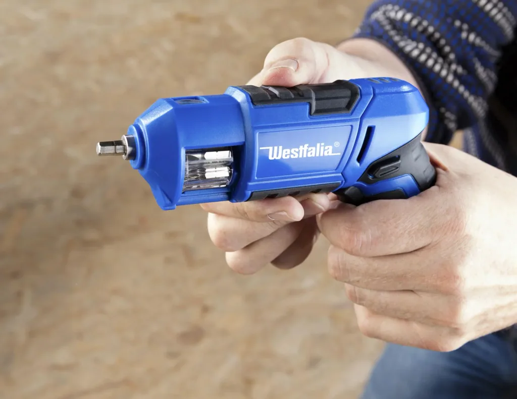 Akkuschrauber 3,6 Volt Li-Ion mit Revolvermagazin