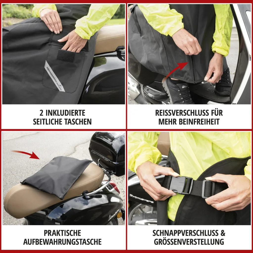 Moped und Roller Nässeschutz - Universalgröße