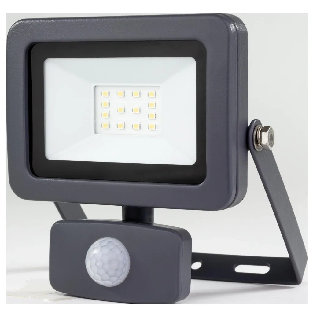 LED-Fluter mit Bewegungsmelder, 10 Watt, IP44