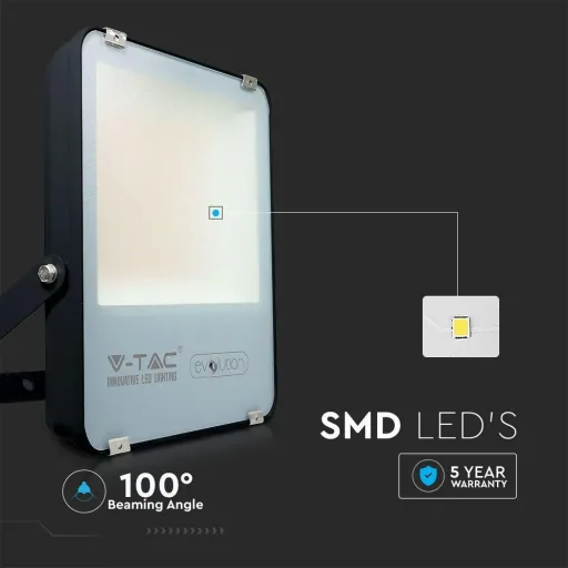 VT-49611 LED-Flutlichtstrahler - 100 W - 16000 Lm - 6400K - schwarz
