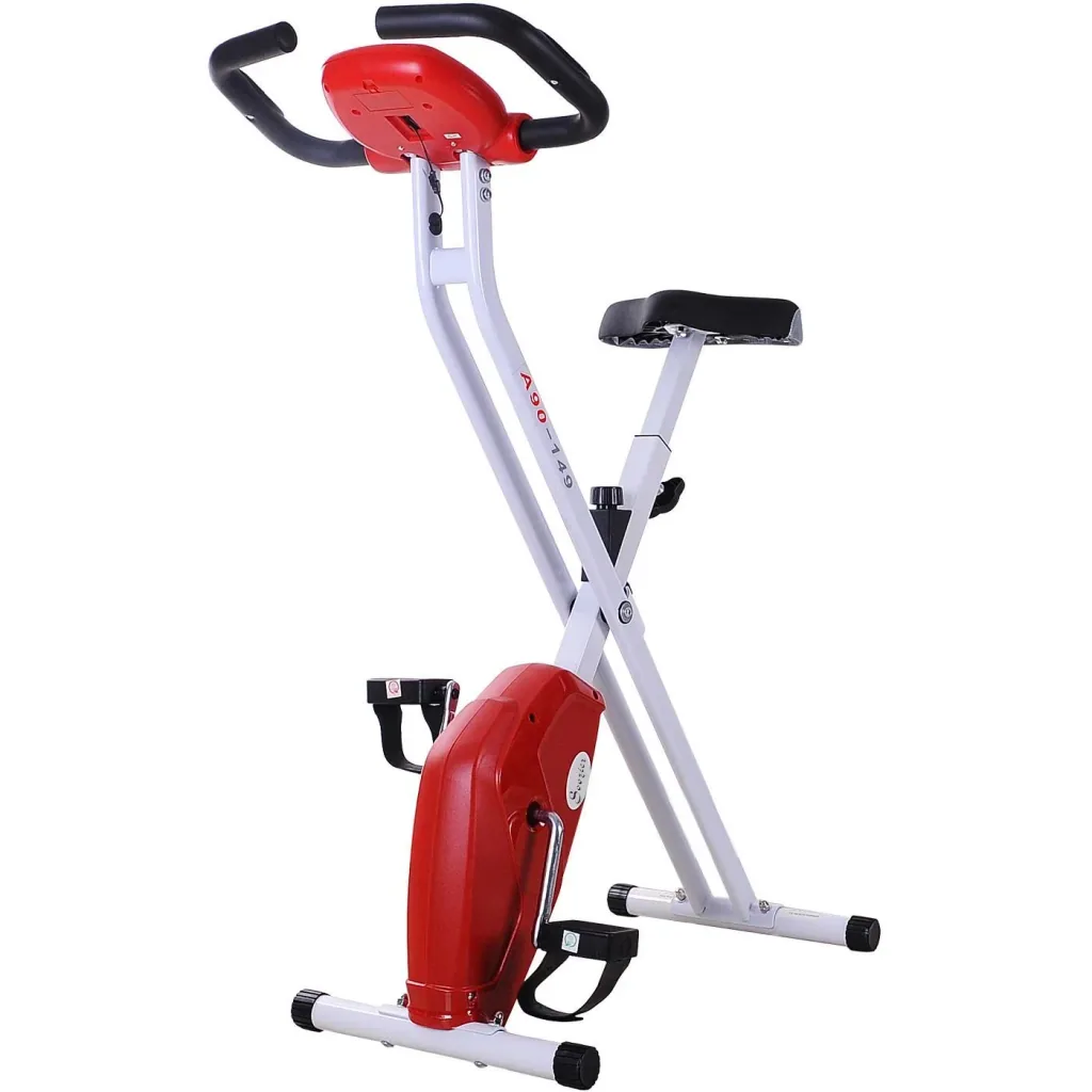 Hometrainer Zusammenklappbares Fitness-Rad - Stahl-Ergometer
