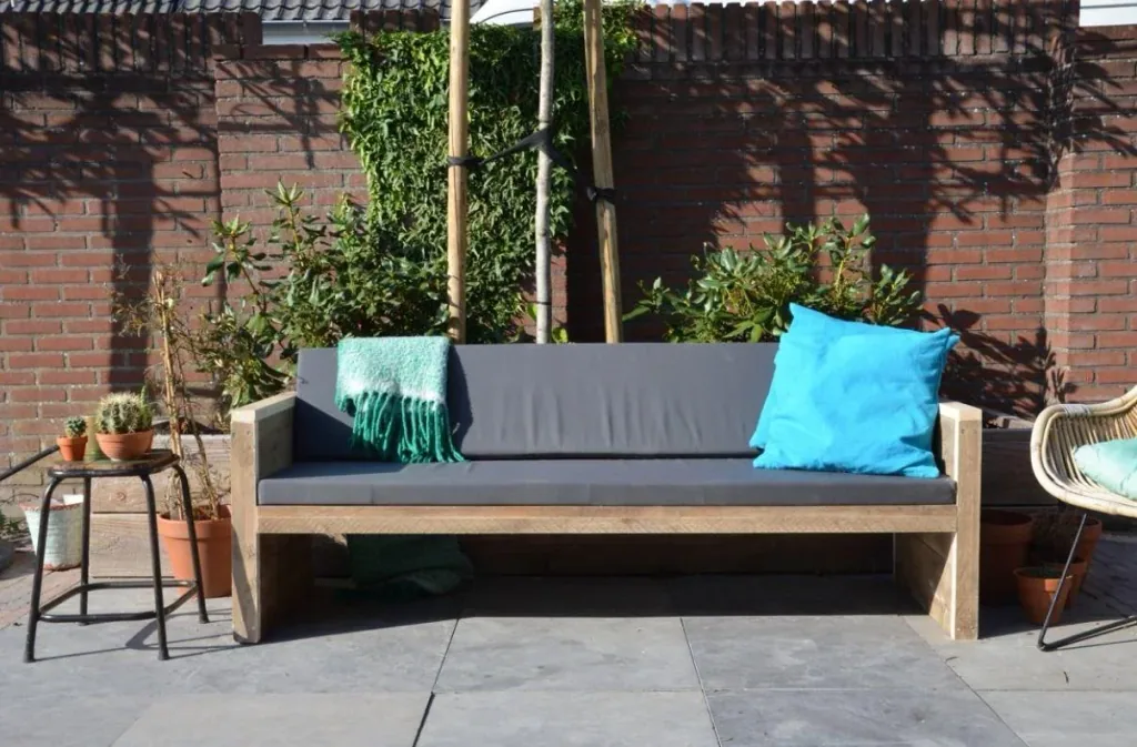Montagepaket Lounge Sofa / Gartenbank Pepijn inkl. Outdoor-Kissen
