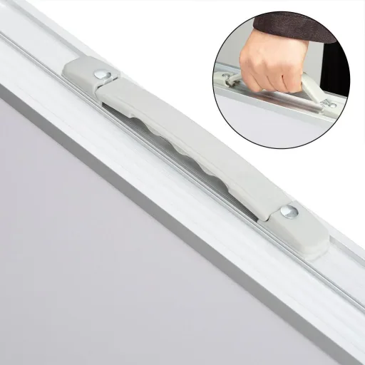 Klappbare Campingbank 5 Stück weißes Aluminium