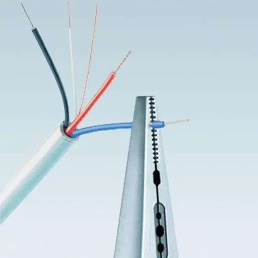Verdrahtungszange, 160 mm mit 2 Komponenten-Griff