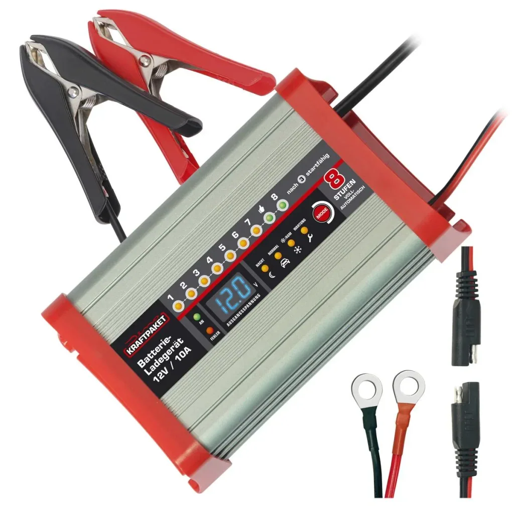 Batterieladegerät 12 Volt – 10 A mit Campingfunktion