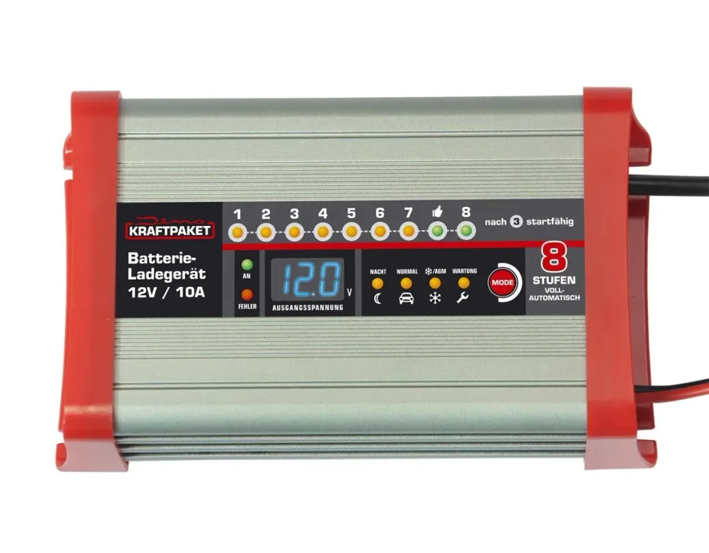 Batterieladegerät 12 Volt – 10 A mit Campingfunktion