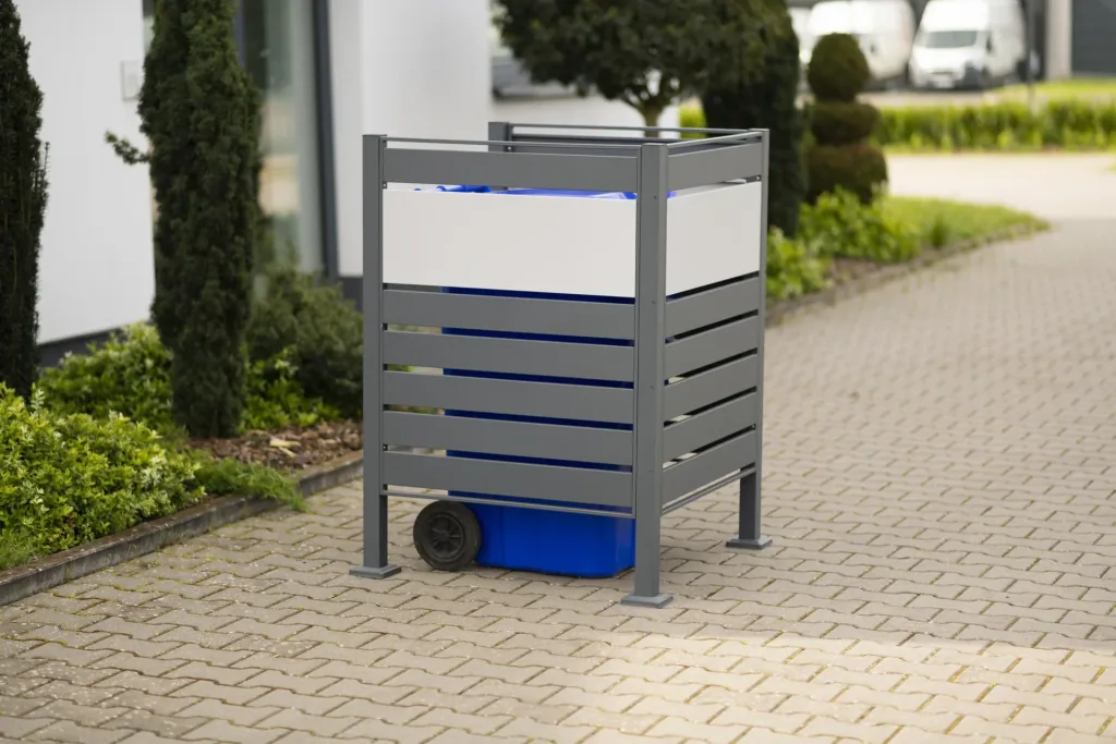 Mülltonnenverkleidung Planum 1er Box, 120 cm, anthrazit
