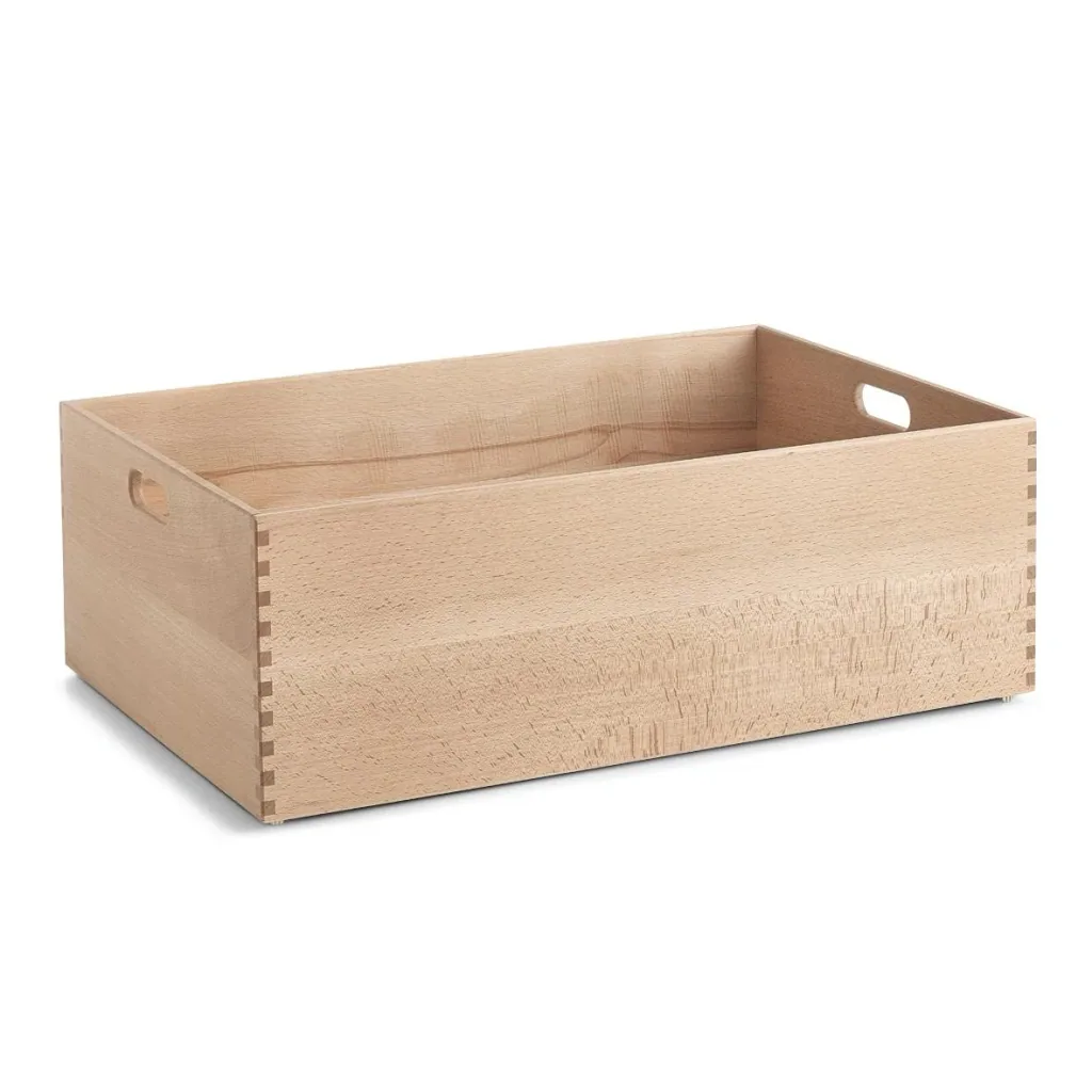 Allzweckkiste, Buche lackiert, 60 x 40 x 21 cm