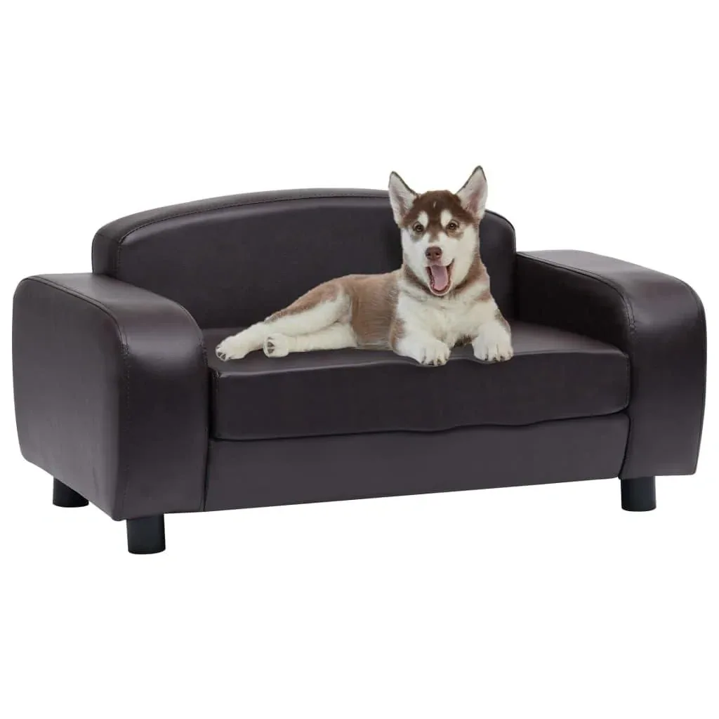 Hundebank 80x50x40 cm Leder b
