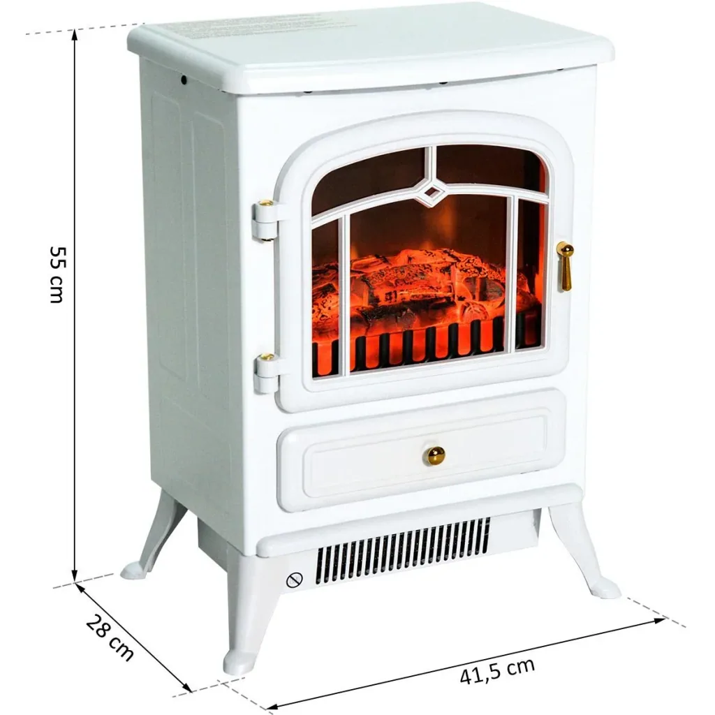 Elektrokamin mit Flammeneffekt und Heizfunktion