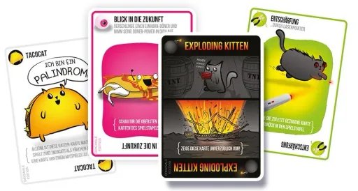 Gesellschaftsspiel Exploding Kittens Miauende Edition