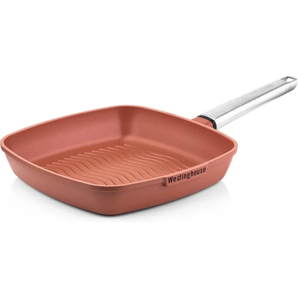 Performance Series Töpfe und Pfannen - Grillpfanne 28 cm + Bratpfanne 28 cm - Orange