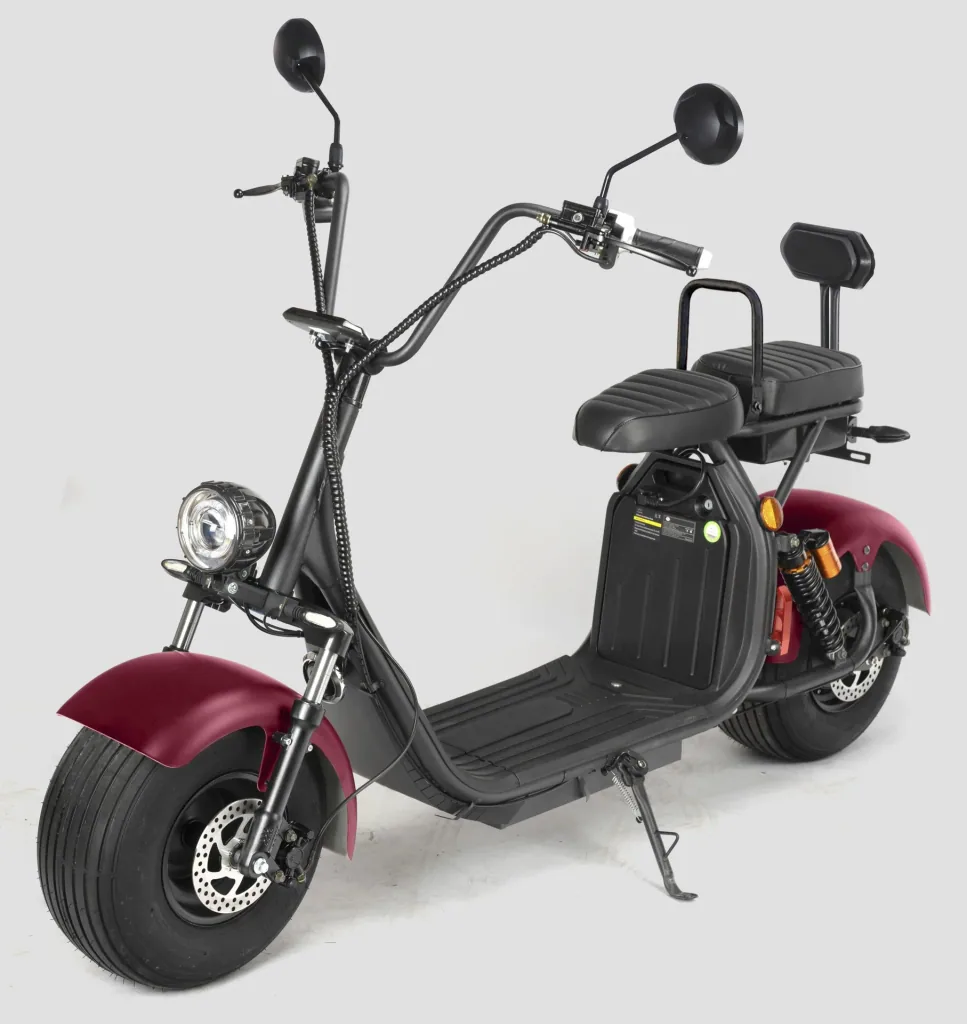 Elektro-Roller, City-Tourer Como², 45 km/h, 1500 Watt, 60V/20 Ah Lithium-Ionen Akku, Rot