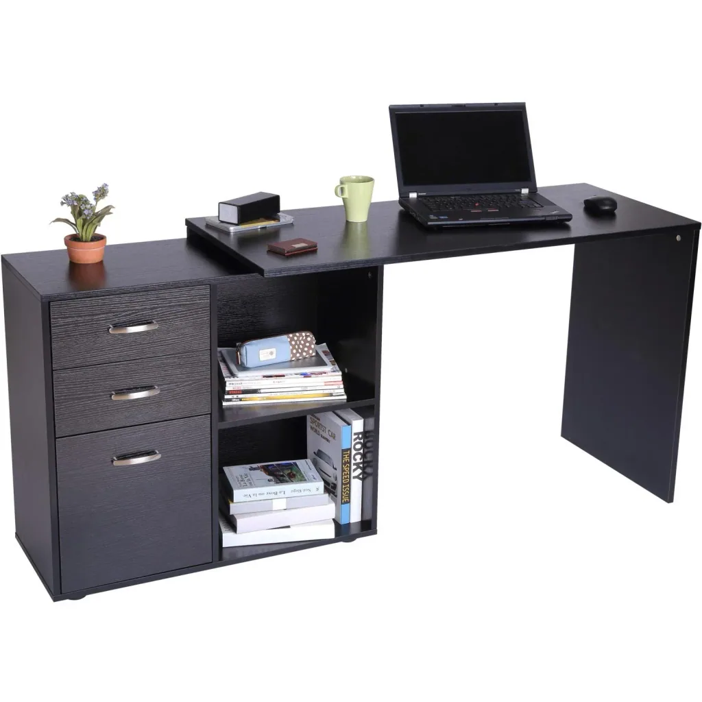 Computertisch MDF, schwarz