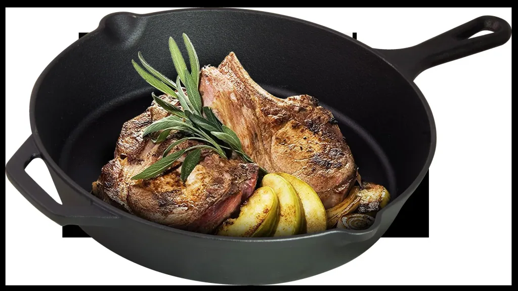 Wende-Grillplatte 2in1 + Gusseisenpfanne