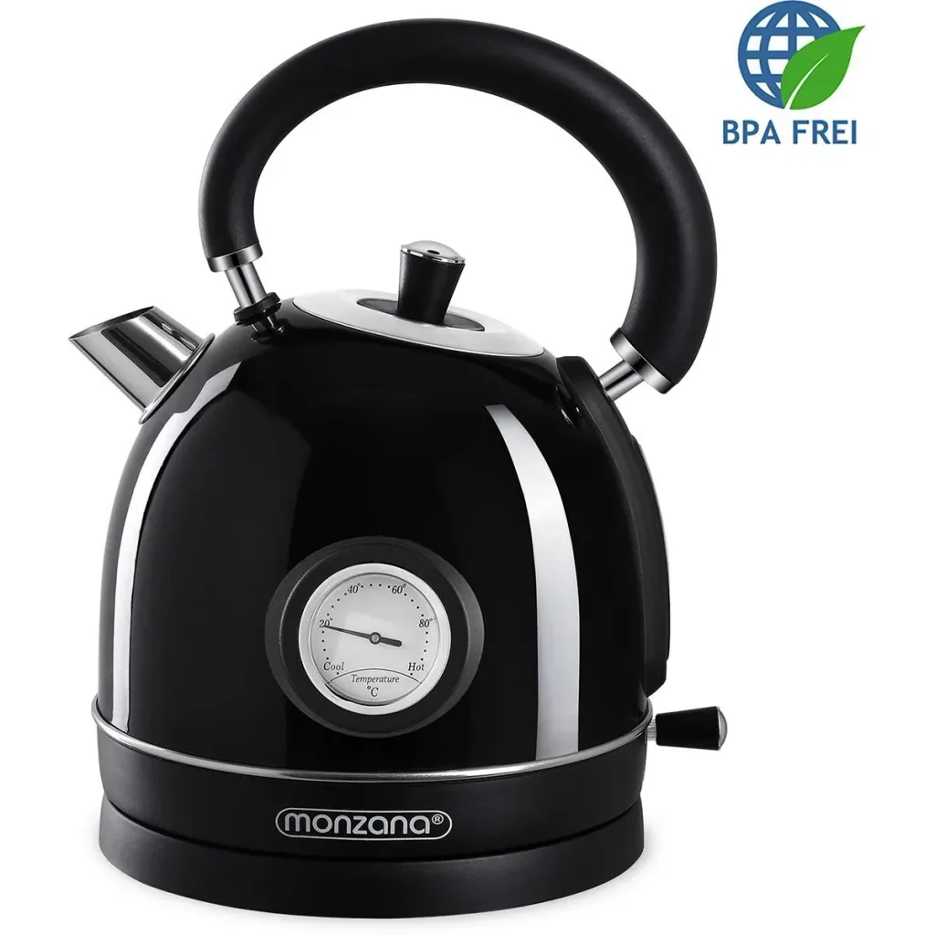 Elektrischer Retro-Wasserkocher 1,8 L Inhalt / 2200 W - Anthrazit