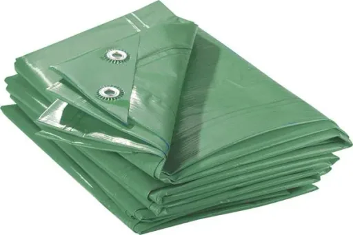 PE-ABDECKPLANE, 2X3M mit Gartensack "Big Bag" - 80 Liter und Bypass Gartenschere