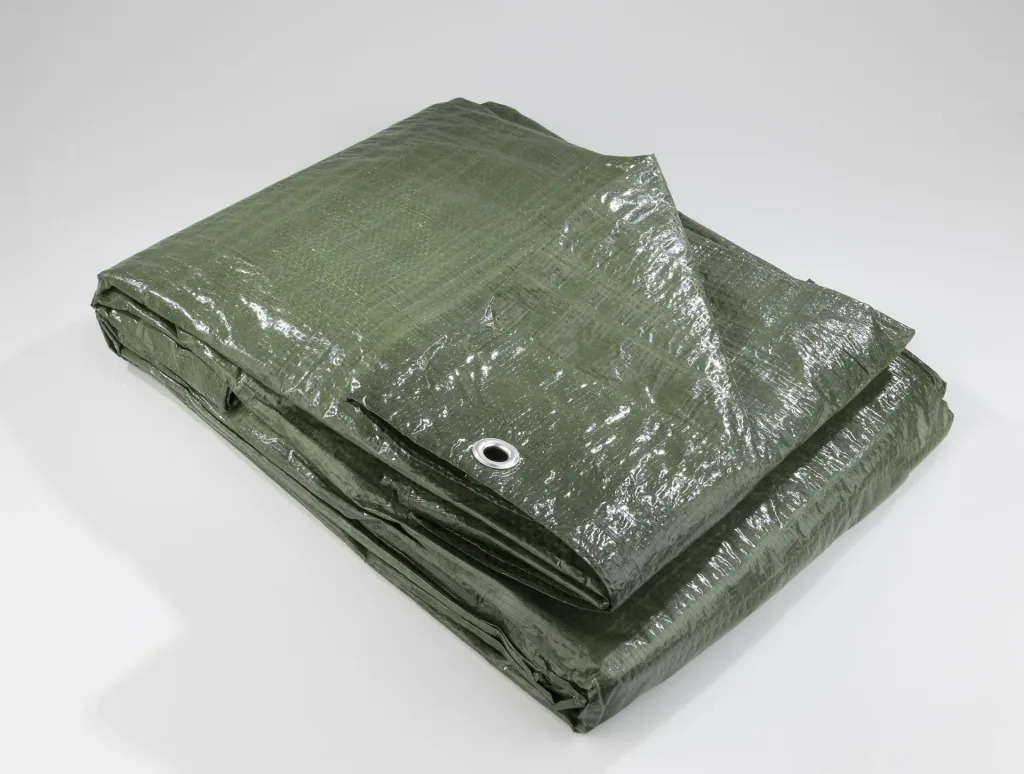 PE-ABDECKPLANE, 2X3M mit Gartensack "Big Bag" - 80 Liter und Bypass Gartenschere