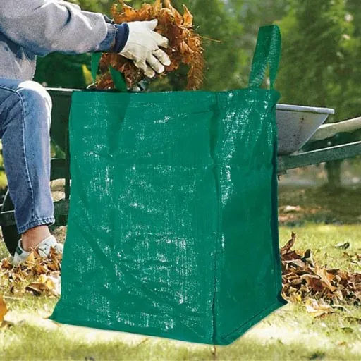 PE-ABDECKPLANE, 2X3M mit Gartensack "Big Bag" - 80 Liter und Bypass Gartenschere