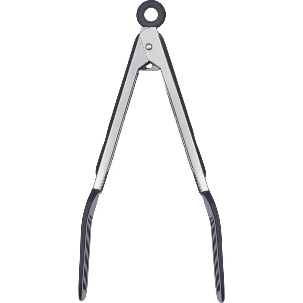 Bratzange 26,5 cm, Edelstahl-Silikon