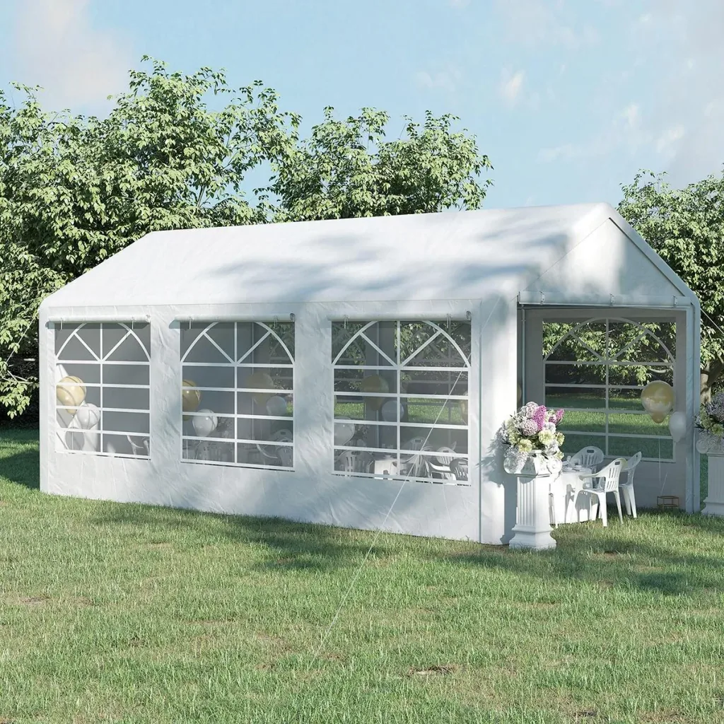 Pavillon Partyzelt 3x6m Garten Fe