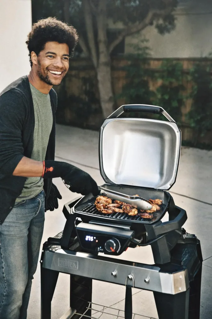 Elektrogrill PULSE 2000 Rollwagen, Black