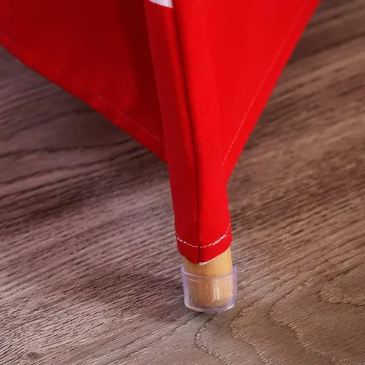 LED Tipi Zelt Rot / Weiss